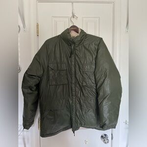 Double-Sided warm men’s puffer